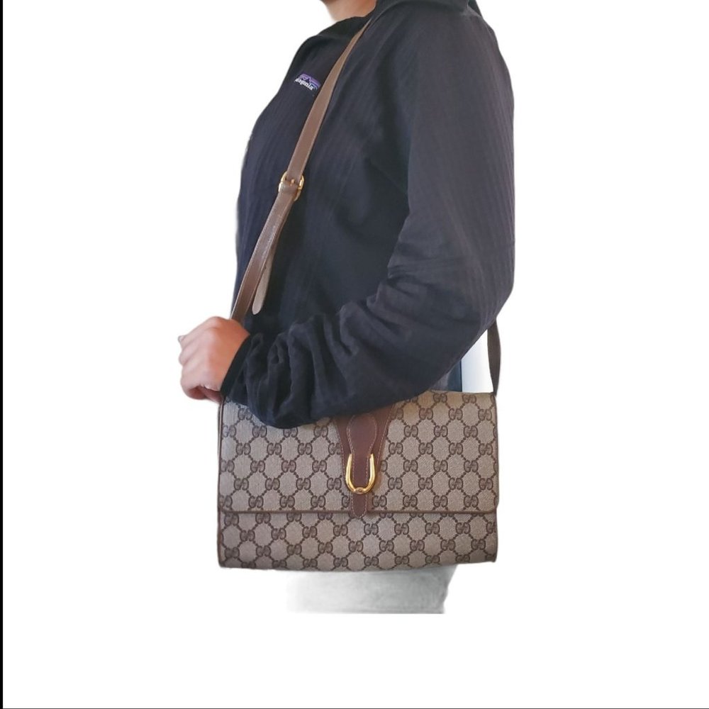 Authentic VTG Gucci GG Plus Shoulder Bag NWT